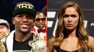 Floyd Mayweather and Ronda Rousey