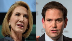 Carly Fiorina and Marco Rubio