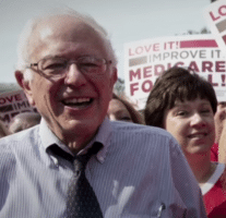 BernieMedicareForAll Bernie with nurses